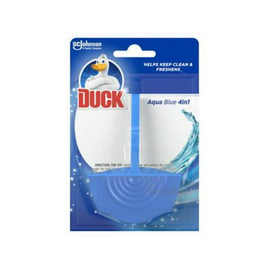 Duck Aqua Rimblock Toilet Cleaner Aqua Blue & Aqua Green (UK) 36g