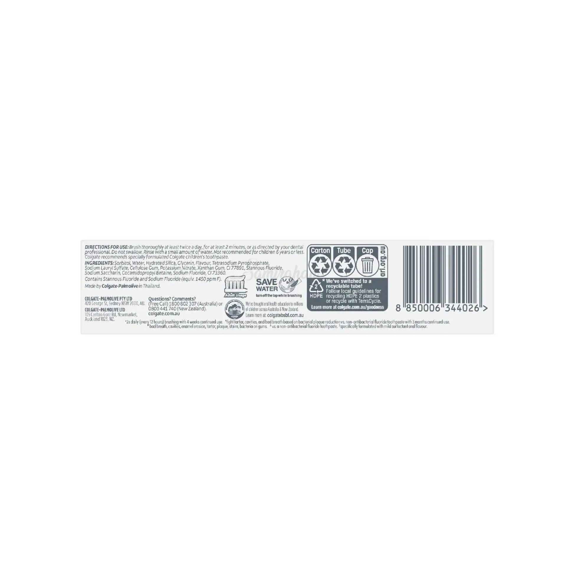 Colgate Total Gum Care Toothpaste specially Fluoride bacteria teeth Best genuine authentic import Australia premium germ cavities dental low price in BD Dhaka