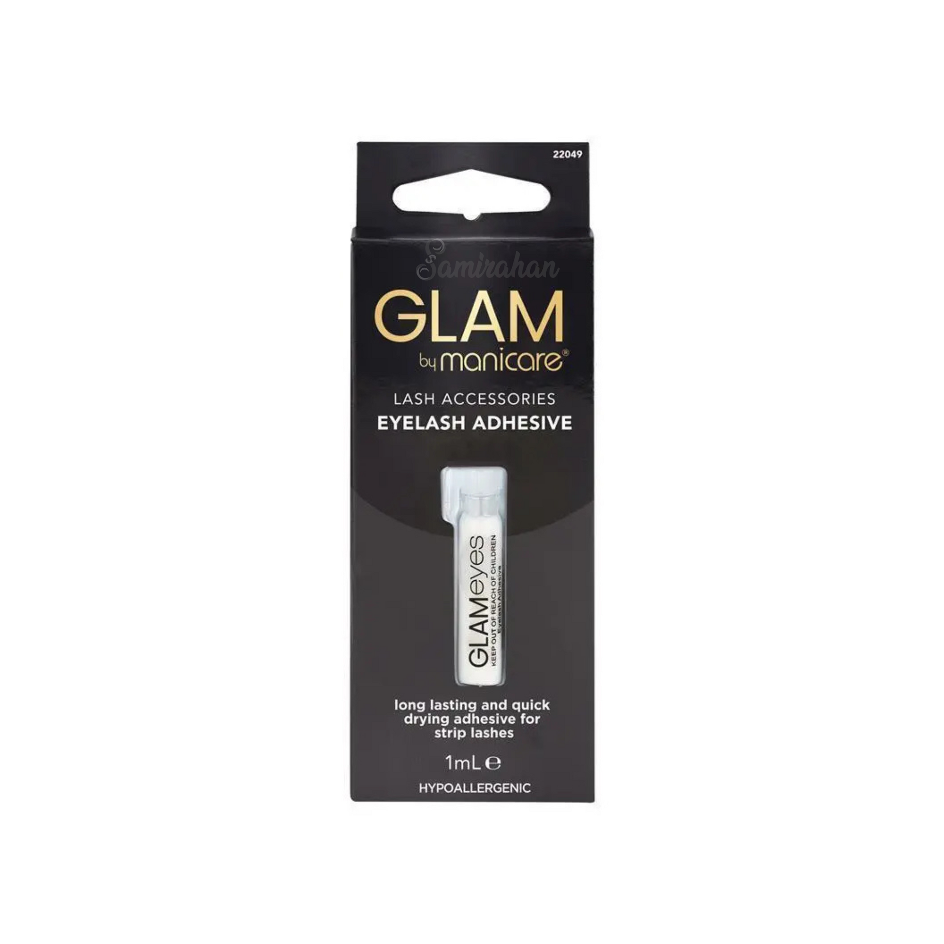 Glam By Manicare Eyelash Adhesive (Australia) 1mL Waterproof brush eye Everyday Best genuine beauty Import foreign cosmetic makeup premium low price in BD 