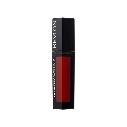 Revlon ColorStay Satin Ink Lipcolor Fired Up 5mL cream matte red Lipstick long last full import Best original brand Australia beauty makeup style low price bd