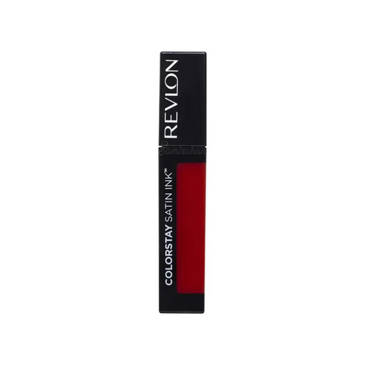 Revlon ColorStay Satin Ink Lipcolor Fired Up 5mL cream matte red Lipstick long last full import Best original brand Australia beauty makeup style low price bd