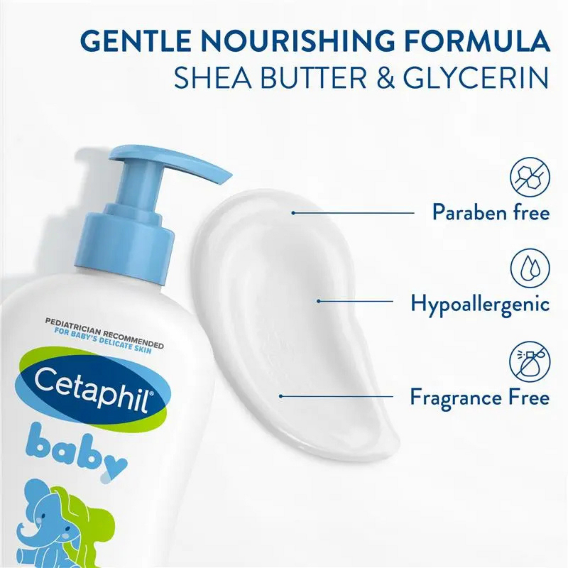 Cetaphil Baby Daily Lotion Butter Australia UK authentic premium brand online shop skincare soft trust nourish Best brand child kids safe body low price in bd