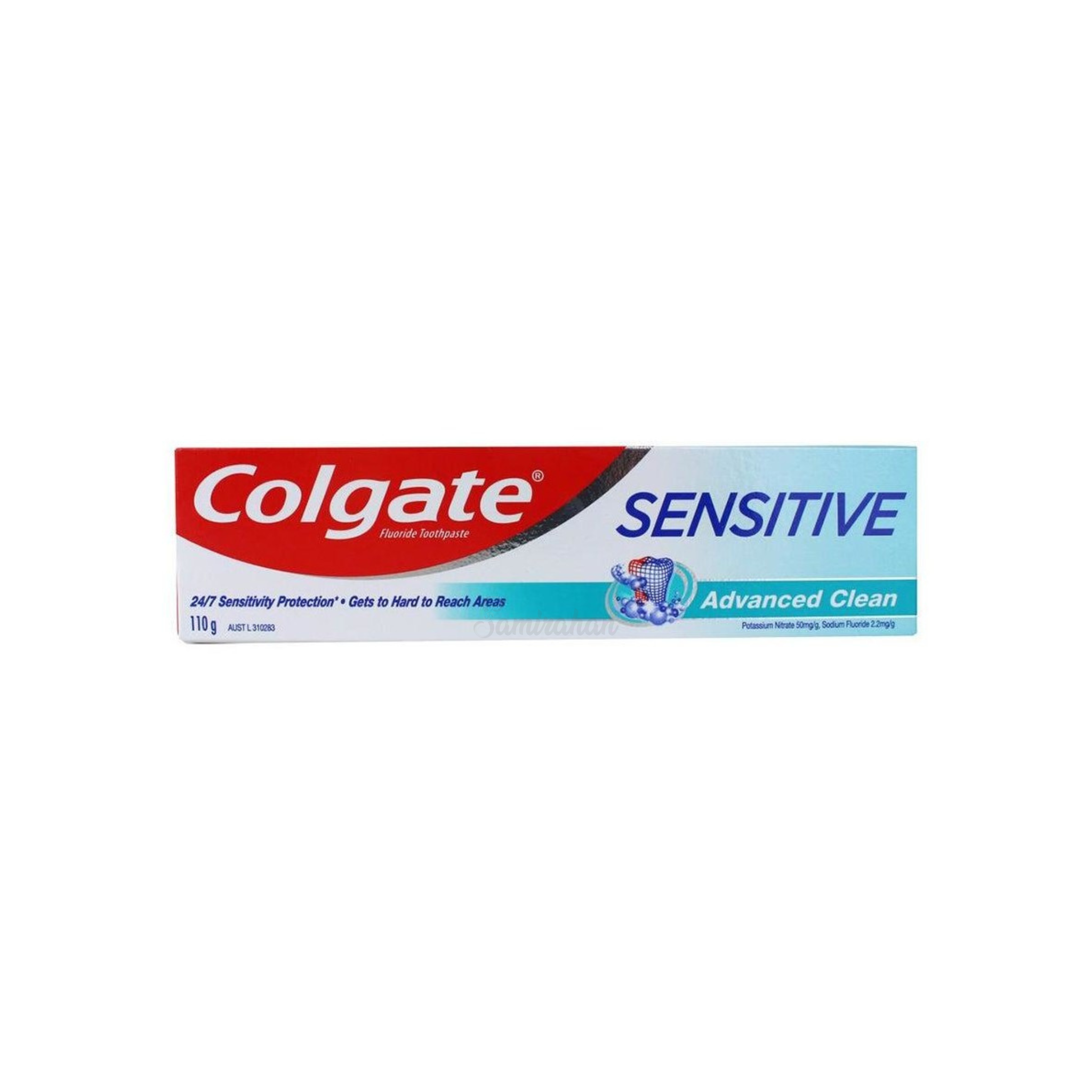 Colgate Sensitive Advanced Clean Fluoride Toothpaste (Australia) 110g ...