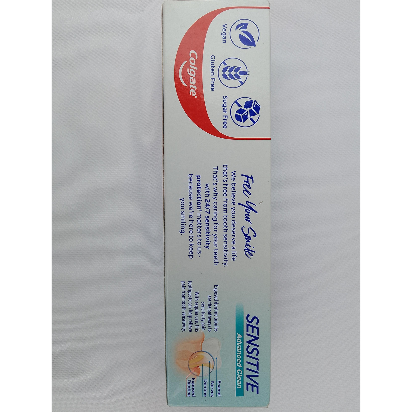 Colgate Sensitive Advanced Clean Fluoride Toothpaste Strong Teeth Best safe authentic Clinically tested online store import Australia premium low price in bd