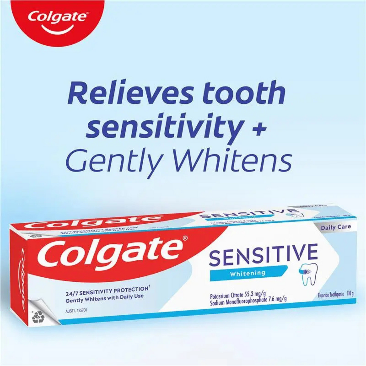 Colgate Sensitive Whitening toothpaste imported Australia authentic genuine premium brand online shop teeth cheapest cavities dentalcare low price in bd Dhaka