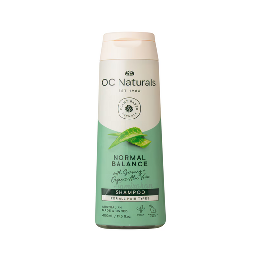 OC Naturals Normal Balance Shampoo with Ginseng & Organic Aloe Vera cleansing soft plant based Best foreign hair bathing Australia imported cheapest price in BD