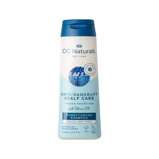 OC Naturals Authentic Anti-Dandruff Conditioning plant-based Shampoo Vitamin B5 400mL soft & shiny hair Best foreign bathing Australia imported low price in BD
