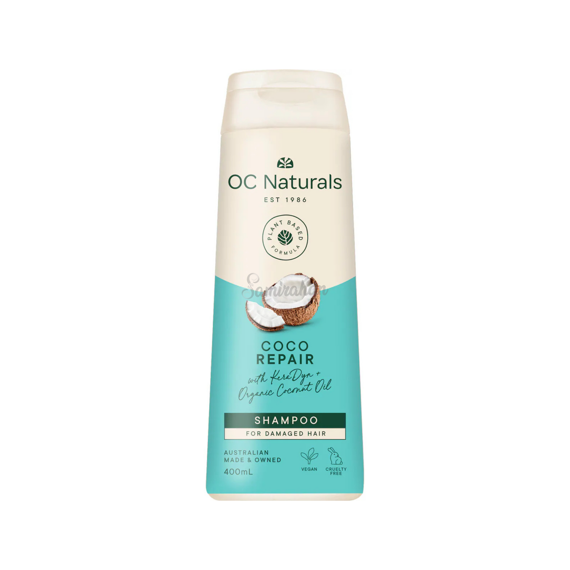 OC Naturals Coco damaged hair Repair Nourishing Shampoo KeraDyn & Organic Coconut Oil Plant-based 400mL soft Best foreign bathing Australia imported price in BD