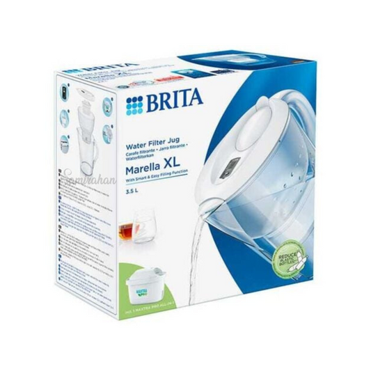 BRITA Marella 3.5L XL Water Filter Jug White Best imported foreign genuine authentic original Australian premium purifier healthy pure drinking safe price in BD