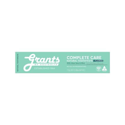 Grants of Australia Complete Care Natural Toothpaste Aloe Mint soothes cavity protection sensitive gums smile gums strong teeth dental care premium low price bd