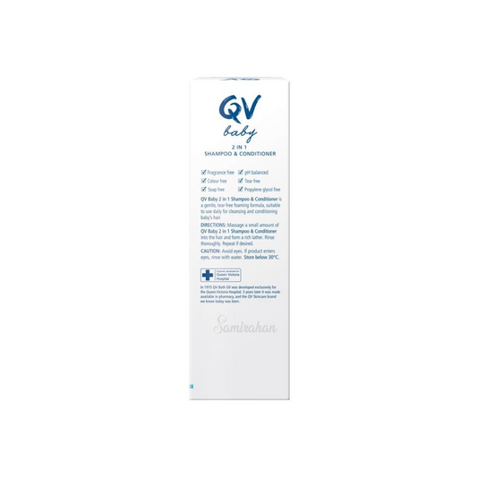 QV Baby 2 in 1 Shampoo & Conditioner sensitive normal dry hair baby care products fragrance free scalp Best import genuine Australian premium low price bd Dhaka