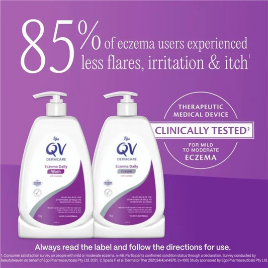 QV Dermcare Eczema Daily Cream Ceramides Australia imported authentic genuine premium brand shop sensitive skin online protect beauty genuine cheap price in BD 