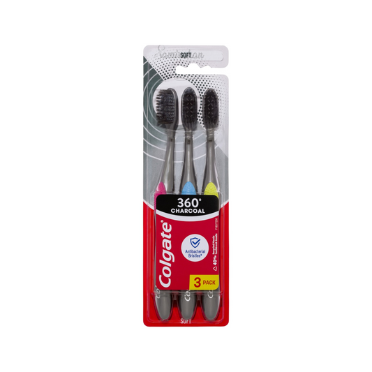 Colgate 360° Charcoal Spiral Soft Toothbrush online Clinically proven relief genuine sensitive teeth gum protection Clinically import AU premium low price in bd