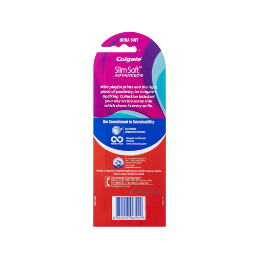 Colgate Slim Soft Advanced Ultra Soft Toothbrush genuine brand online shop cleaning smoothly germ teeth original AU premium dentalcare health cheap price in BD 