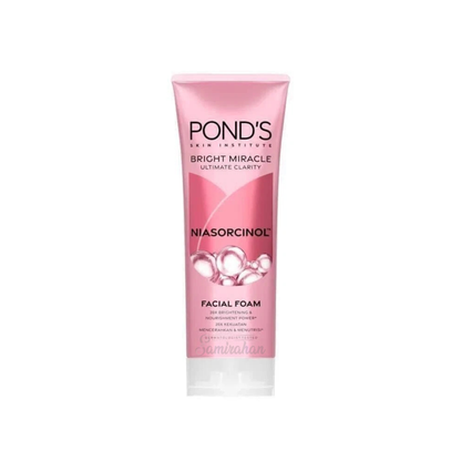 Pond’s Bright Miracle Niasorcinol Facial Foam Best brightening wash imported Australia UK authentic genuine premium brand online shop cheap price in Dhaka BD