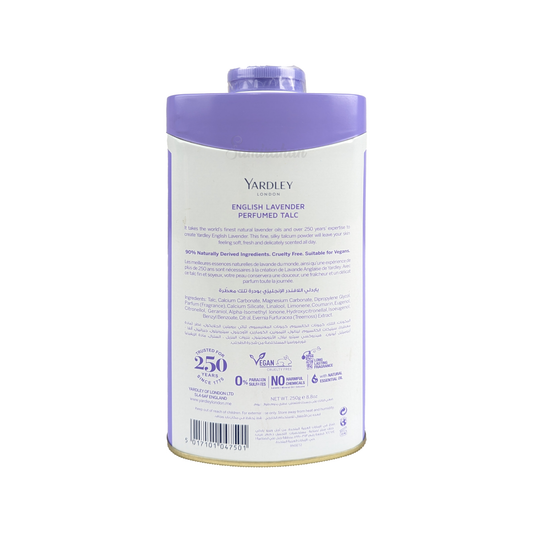 Yardley London English Lavender Perfumed Talc Skin best sale Naturally Ingredients foreign genuine authentic original rash UK moisturizer diaper low price in bd