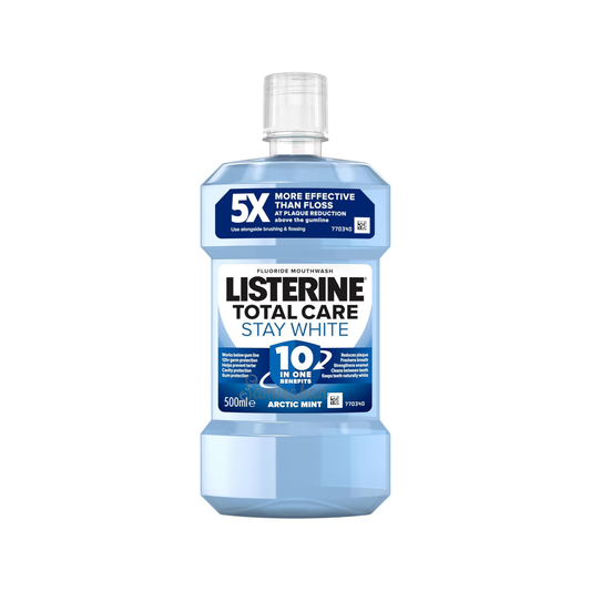 Listerine Total Care Stay White 10 in One Arctic Mint Mouthwash Gum Care Healthy Naturally Teeth authentic import genuine premium brand shop Low Dhaka price BD