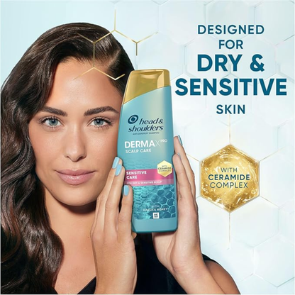 Head & Shoulders DermaX Pro Sensitive Care Anti-Dandruff scalp Shampoo genuine authentic soothing comfort hair Best foreign bathing UK imported low price in BD