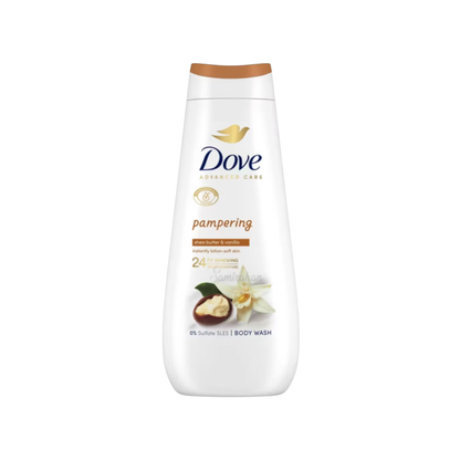 Dove Advanced Care Pampering Shea Butter Vanilla Body Wash import Australia nourish genuine authentic original premium skin care beauty low price in Dhaka BD