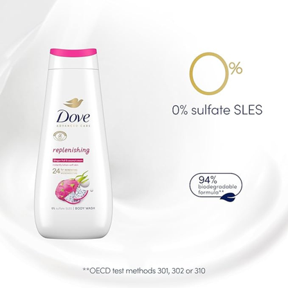 Dove Advanced Care Replenishing Body Wash with Dragon Fruit Coconut Cream import nourish genuine authentic original premium skin beauty low price in Dhaka BD