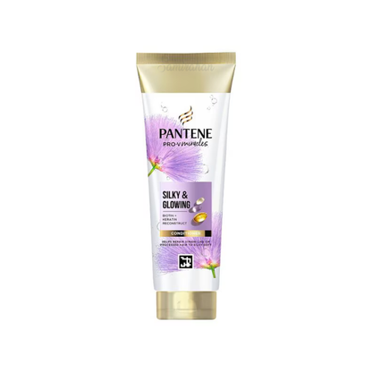 Pantene Pro-V Miracles Silky & Glowing Conditioner with Biotin & Keratin UK Best fine healthy growth shine foreign import loss damage sculp low price BD Dhaka