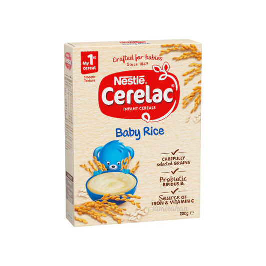 Nestle Cerelac Baby food Rice Cereal contains single grains iron smooth ideal babies Best import Australian authentic child infant snack healthy low price in bd
