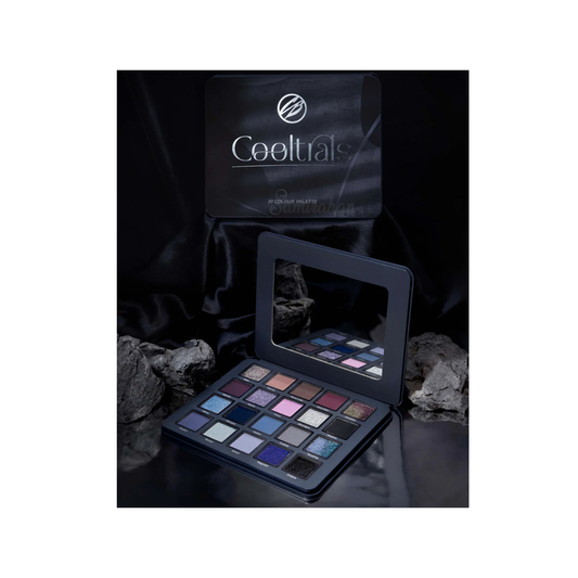 Cosmic Brushes Cooltrals® 20 Colour Eyeshadow Palette (UK) 20 Shades