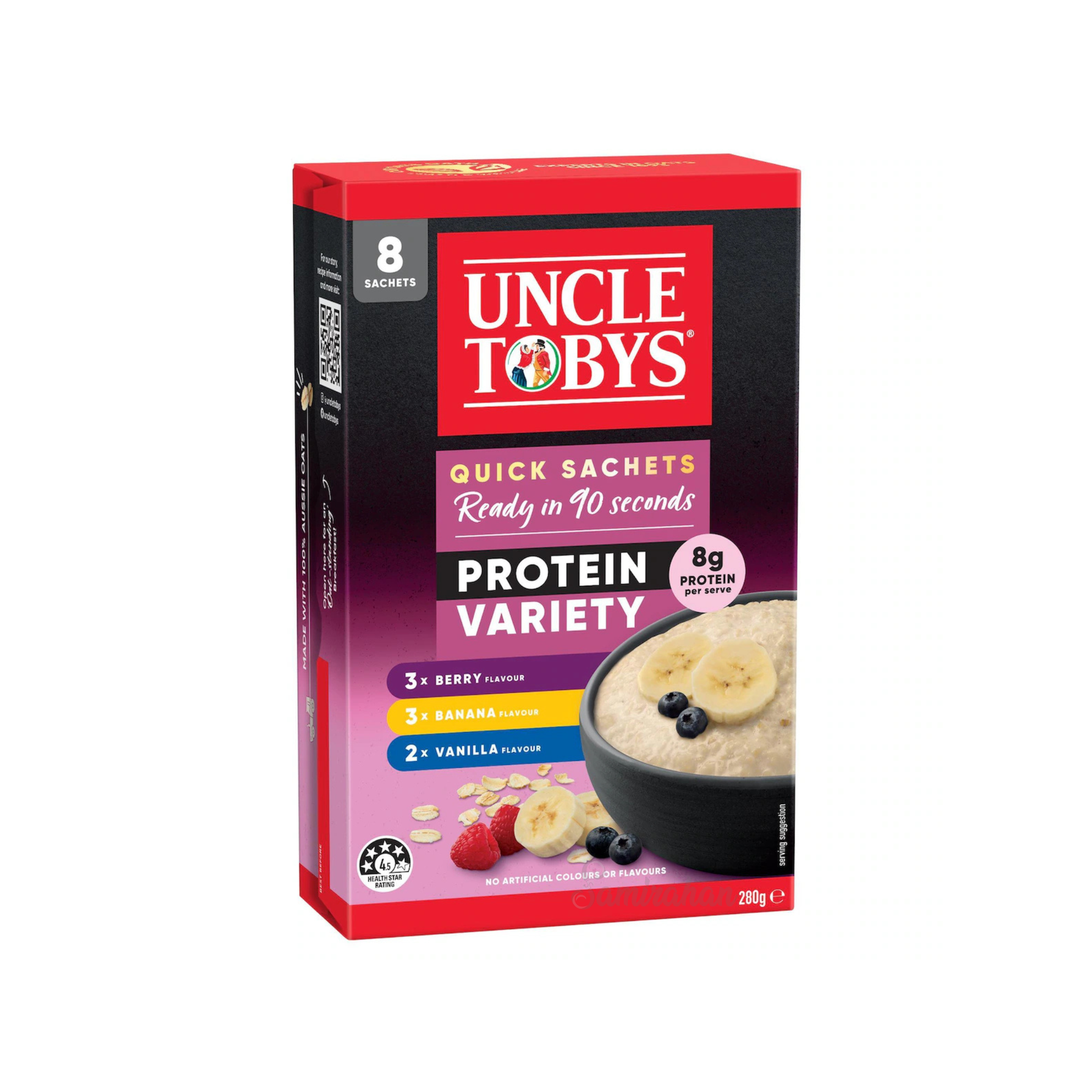 Uncle Tobys Oats Quick Sachets Protein Variety baby Breakfast Cereal delicious seed food healthy Store Best authentic import Australia price in Bangladesh bd Brahmanbaria Sirajganj Natore Naogaon