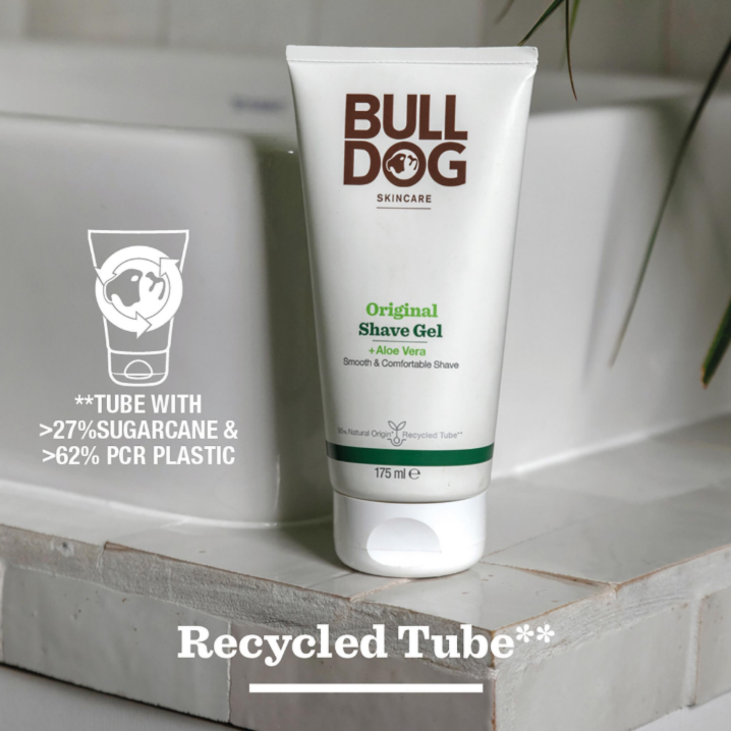 Bulldog Skincare Original Shave Gel + Aloe Vera Smooth effortless Comfortable Shave Daily clean supporting healthy-looking skin Best import UK low price in bd