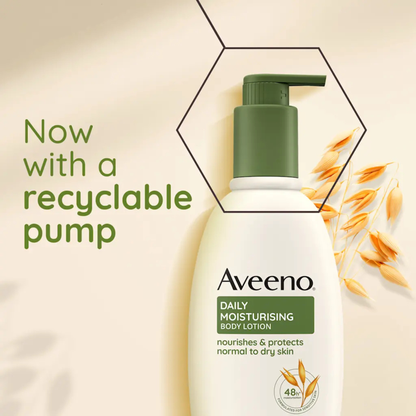 Aveeno Daily Moisturising Body Lotion nourishes normal dry  sensitive skincare natural Best bright protect import UK authentic genuine soft body low price in BD