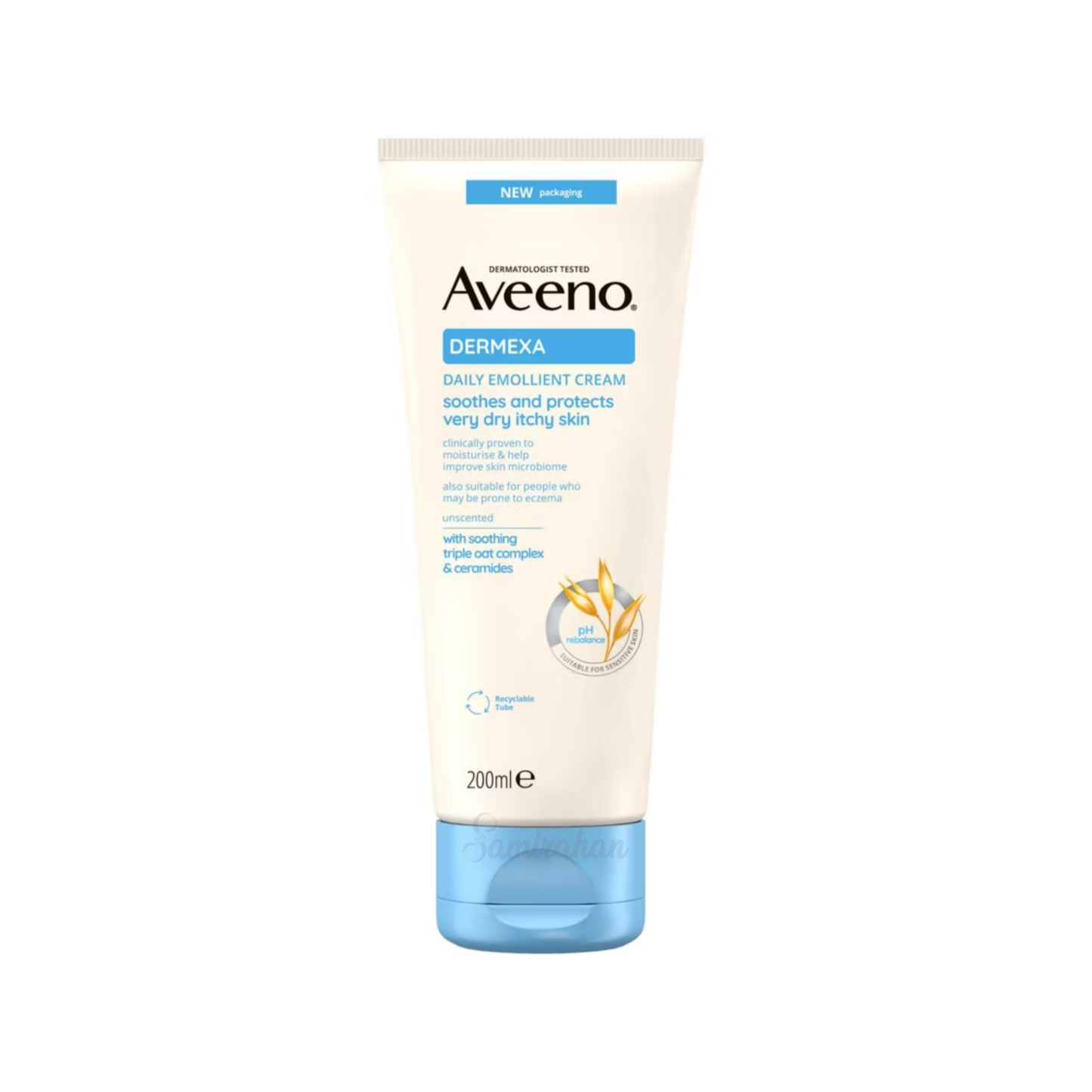 Aveeno Dermexa Daily Emollient Cream soothing triple dry itchy skin natural Best bright protect import UK authentic genuine skincare soft body low price in BD