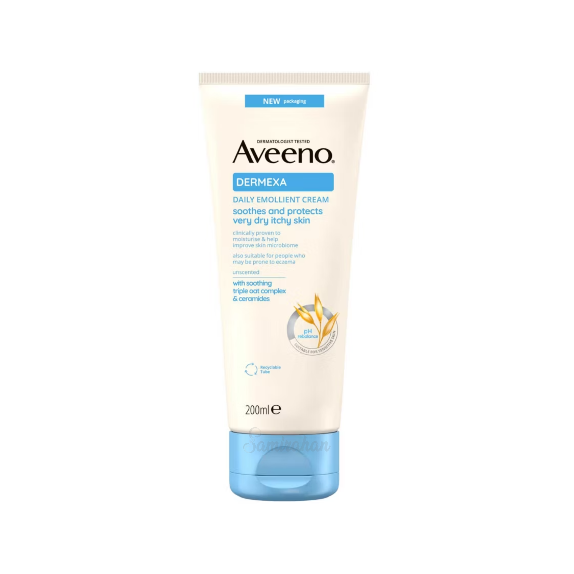 Aveeno Dermexa Daily Emollient Cream soothing triple dry itchy skin natural Best bright protect import UK authentic genuine skincare soft body low price in BD