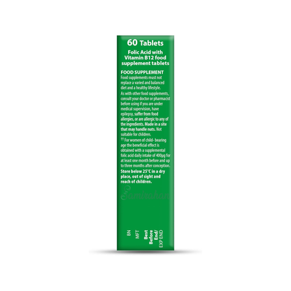 Vitabiotics Ultra Folic Acid 400µg Vitamin B12 Tablet Suitable Vegan vitamin premium brand authentic import original Best UK healthcare low price in bd Dhaka