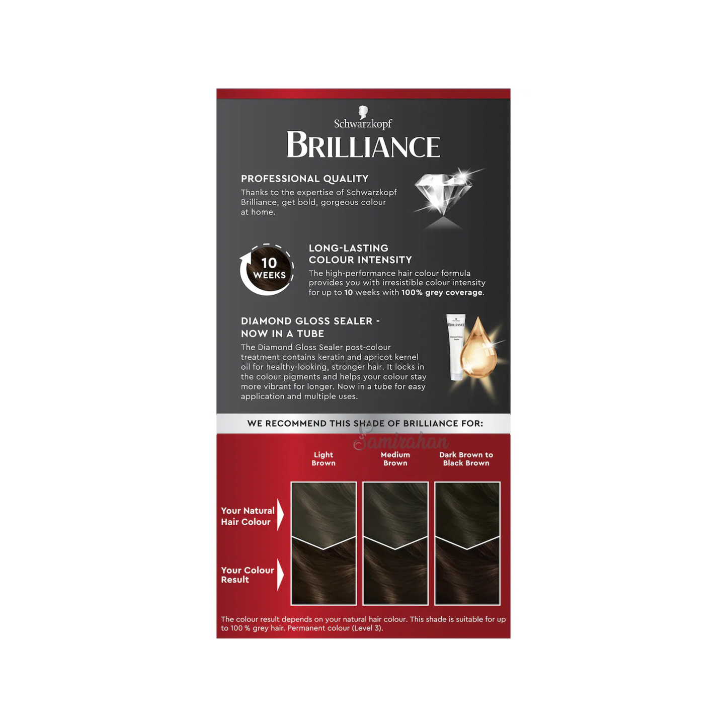 Schwarzkopf Brilliance Permanent Hair dye Colour 46 Coffee Brown shine genuine premium brand online shop Best safe import AU low price in bd Jashore  Beanibazar, Chatkhil