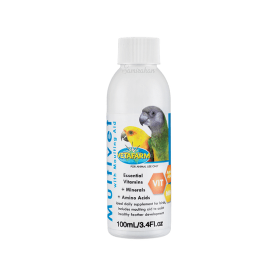 Vetafarm Multivet Liquid Bird Supplement Essential Vitamin Mineral Amino Aid Australia authentic genuine real calcium mineral premium brand import BD Bangladesh Aminbazar Gabtali Adabar Mohammadpur Shewrapara Kazipara Jatra Bari Gandaria Shonir Akhra Sayedabad Wari Lalbagh Tejgaon Niketan DNCC Badda Rupnagar Notun Bazar Vatara Baridhara Nadda Pallabi Farmgate Motijheel Golapbag Shanti Nagar Savar Nawabganj Dohar Banaripara Bakerganj