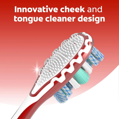 Colgate 360 Advanced Optic White Toothbrush Medium cleaning smoothly germ teeth Best original imported Australia premium dentalcare health cheap price in BD Notun Bazar Vatara Baridhara Nadda Pallabi Farmgate Motijheel Golapbag 