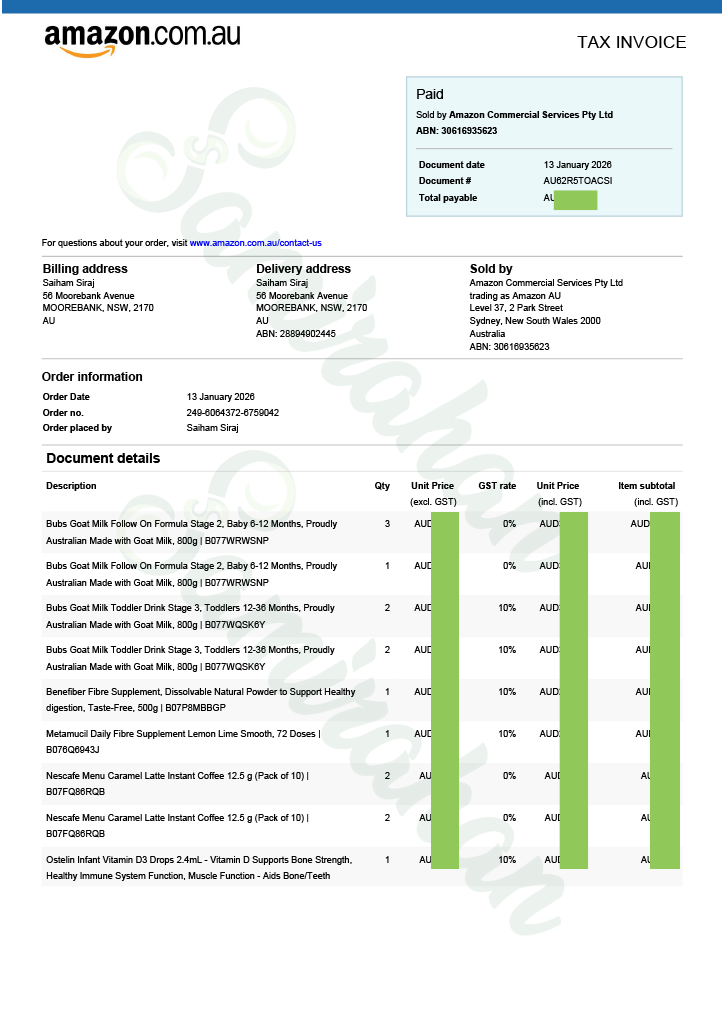 Bubs Easy-digest Goat Milk Stage 3 Baby Toddler Drink Formula Powder From 12 To 36 Months (Australia) 800g - Up to 30 Servings