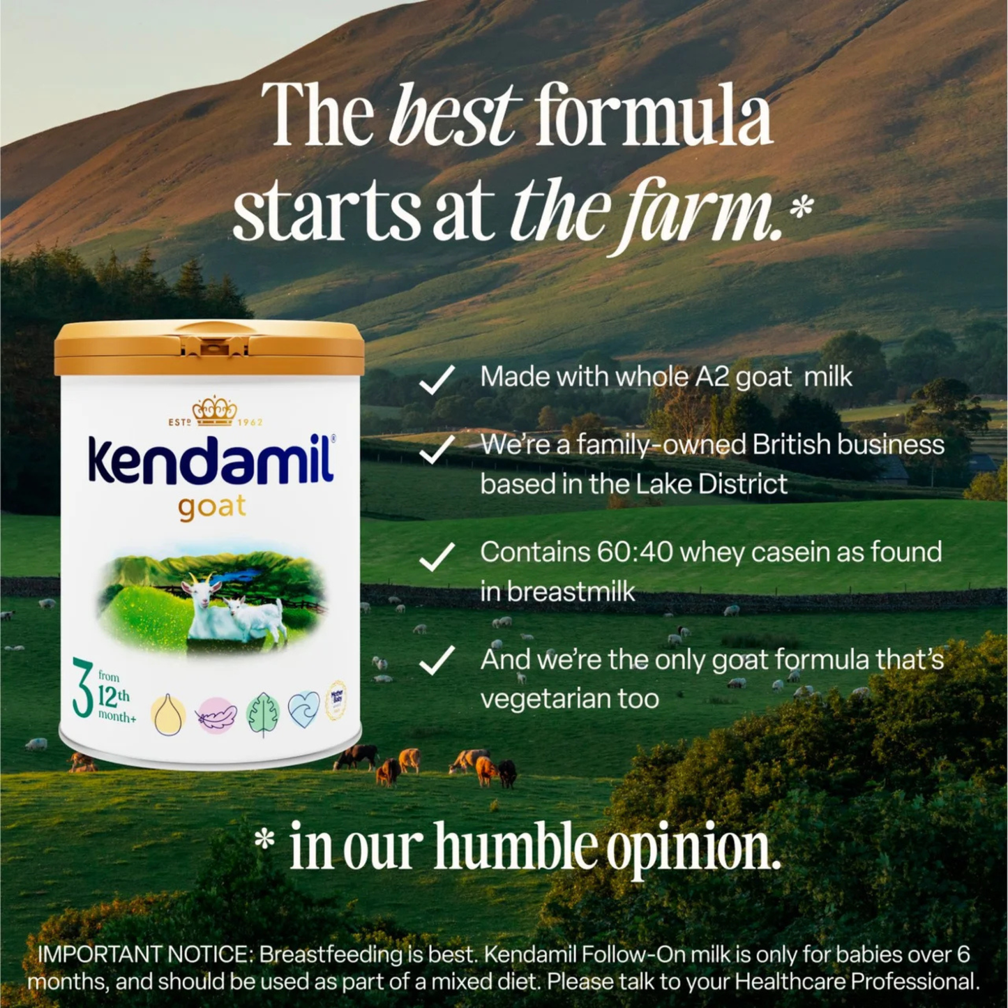 Kendamil Goat Toddler Milk Powder Formula Stage 3 From 12-36 Months grass fed authentic Import UK British bone health growth quality baby food cheap price in BD Kishoreganj Manikganj Norshingdi Gulistan Bongo Bazar Chankarpul Palashi Dhakeshwari Kamalapur