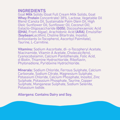 Bubs Easy-digest Goat Milk Baby follow-on formula Powder nutrition premium genuine health feeding food natural growth breast organic AU Imported low price in BD Lactogen Kabrita Nannycare Biomil Aptamil Similac 