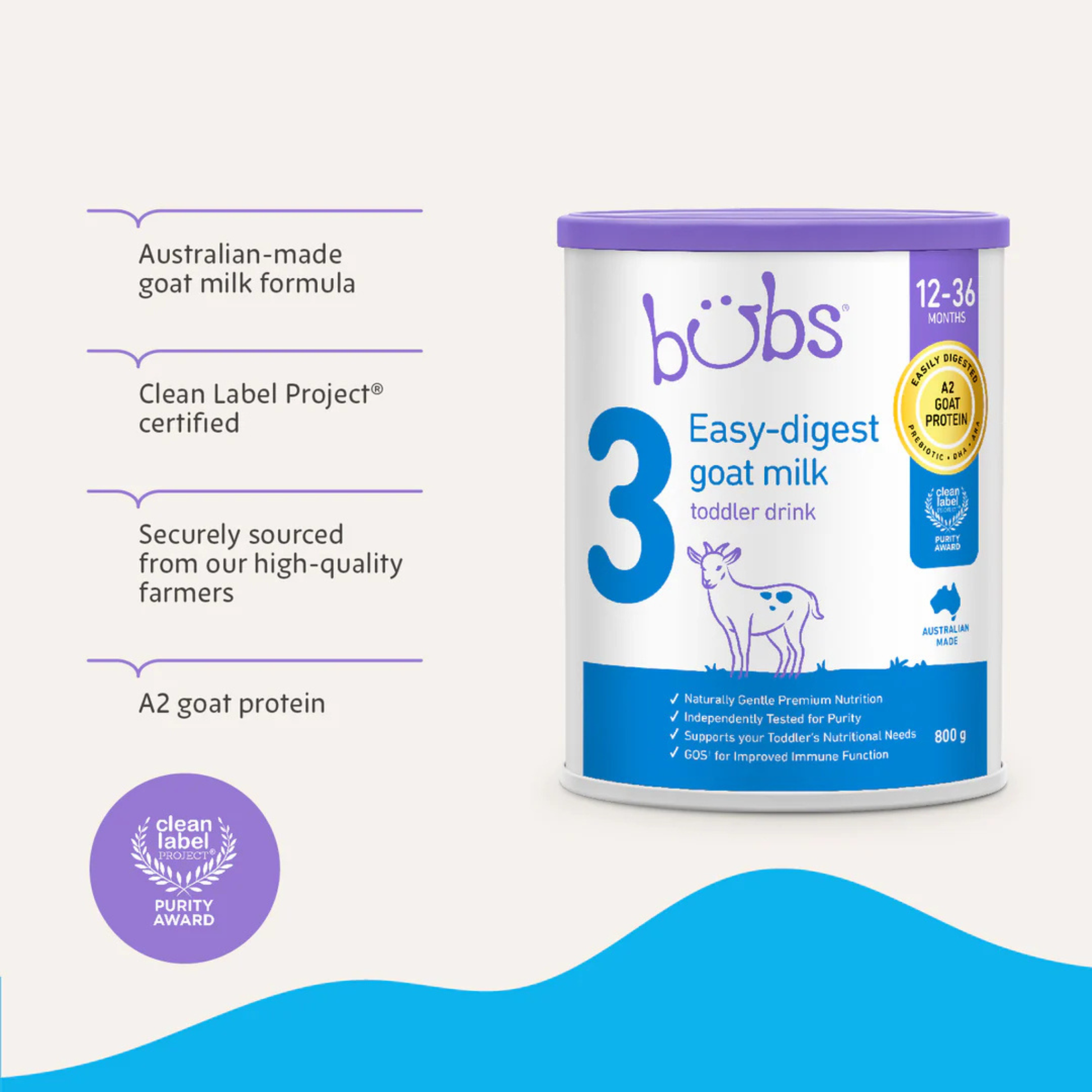 Bubs Easy-digest Goat Milk Baby Toddler Drink formula Powder nutrition premium genuine health feeding food natural growth breast organic AU Import price in BD Enfamil Gentlease Aptamil Comfort NAN HA Kushtia Magura Meherpur Ibrahimpur Kakoli Banani Balughat Bazar North Kafrul Vashantek