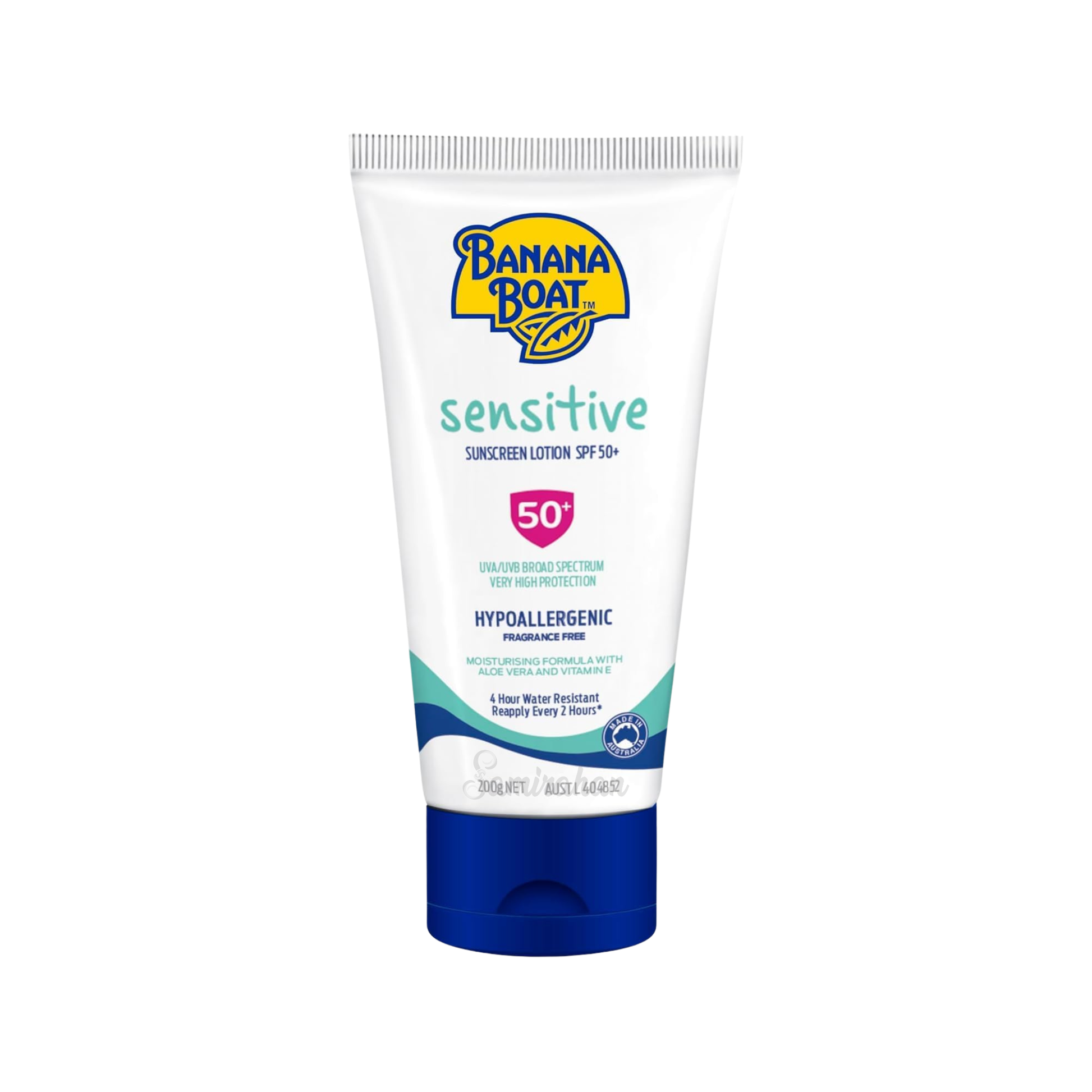 Banana Boat Sensitive Sunscreen Lotion SPF 50+Aloe Vera & Vitamin E Best import AU genuine authentic premium skincare online shop beauty low price in Dhaka BD Shonir Akhra Sayedabad Wari Lalbagh Tejgaon Niketan DNCC Badda Rupnagar 