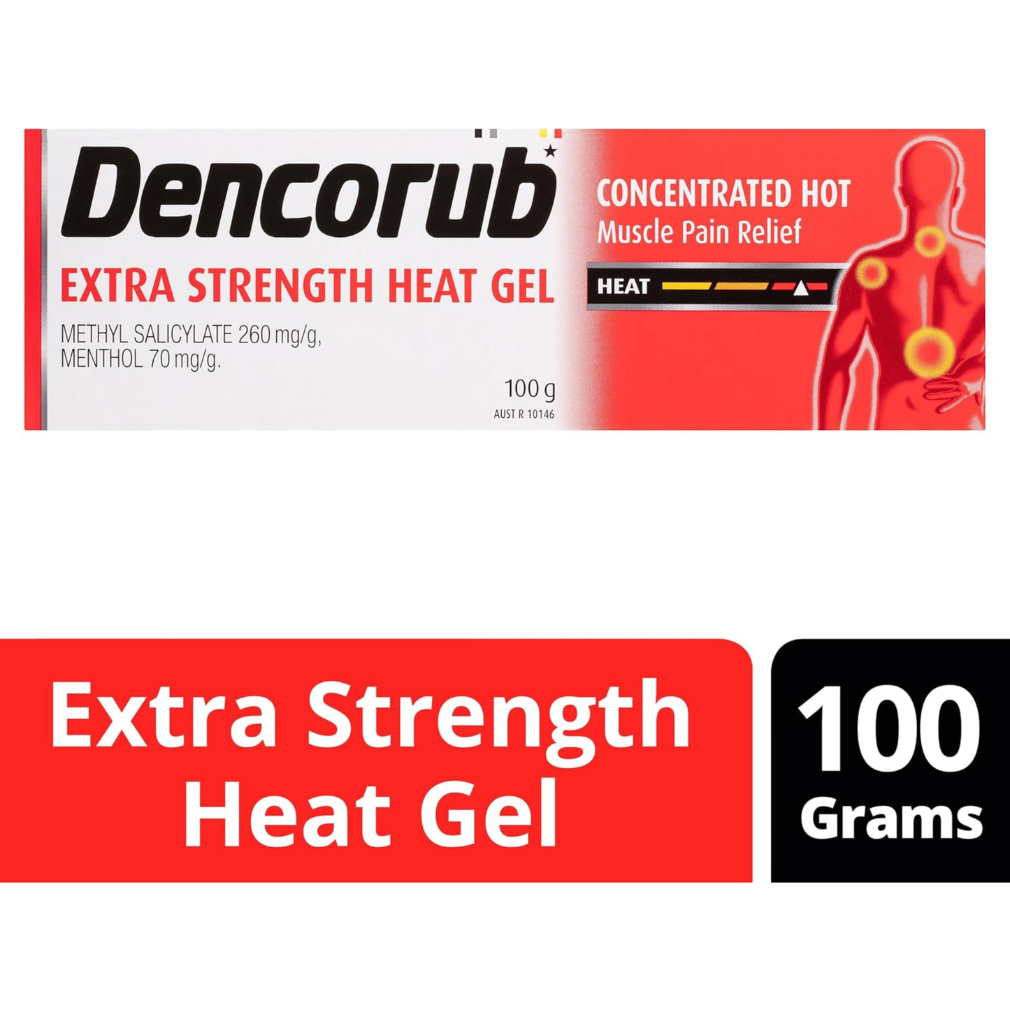 Buy Dencorub Extra Strength Heat Gel Concentrated Hot Muscle Pain Relief muscle sprains strains arthritis joint pain Best imported premium AU cheap price in bd Aminbazar Gabtali Adabar Mohammadpur Shewrapara Kazipara Jatra Bari Gandaria
