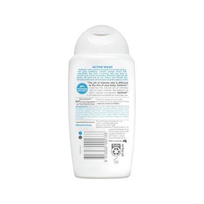 Femfresh Active Intimate Wash With Ginseng Extract Silver Ions Hypoallergenic Natural 12hrs Freshness Best import AU premium skin beauty organic low price in BD Basundhara Residential Area Banani Super Market Mirpur Tongi Kurmitola