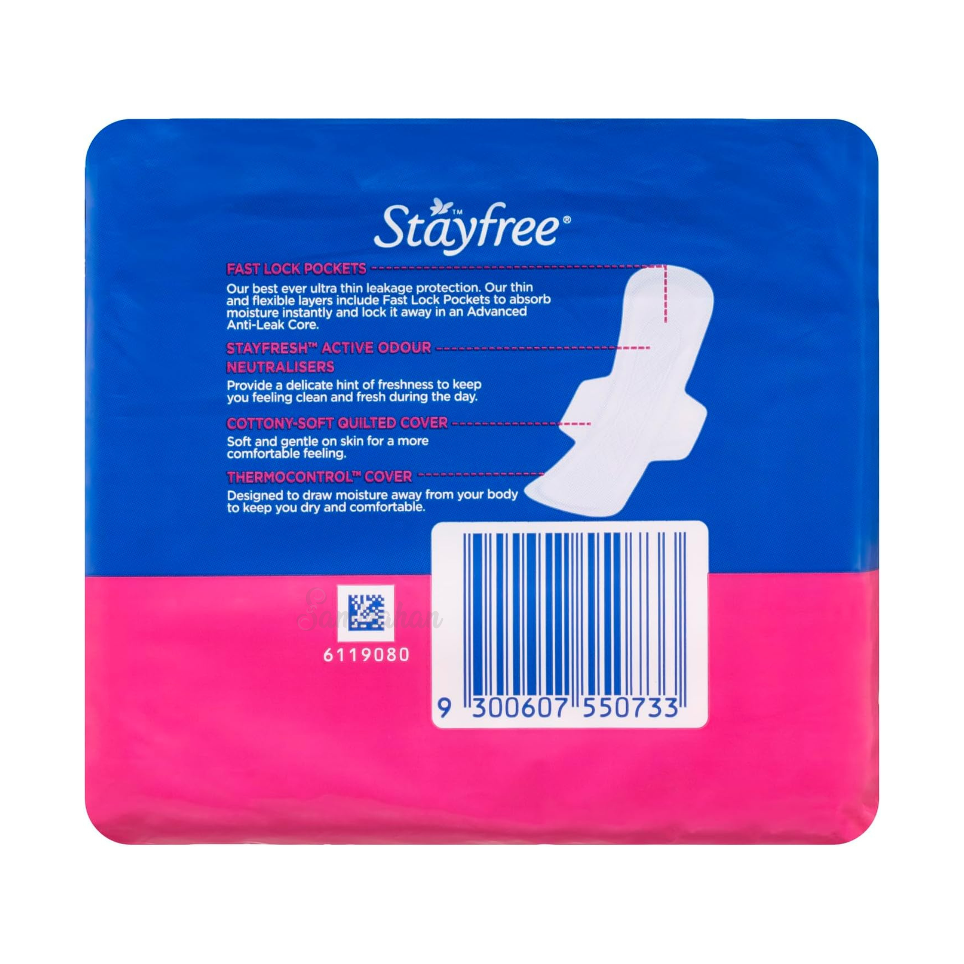 Stayfree Super Ultra Thin Pads Perfect fit with Wings AU Personal Hygiene Cottony Soft Quilted Cover gentle comfort skin Importe beauty product low price in BD Notun Bazar Vatara Baridhara Nadda Pallabi Farmgate Motijheel Golapbag