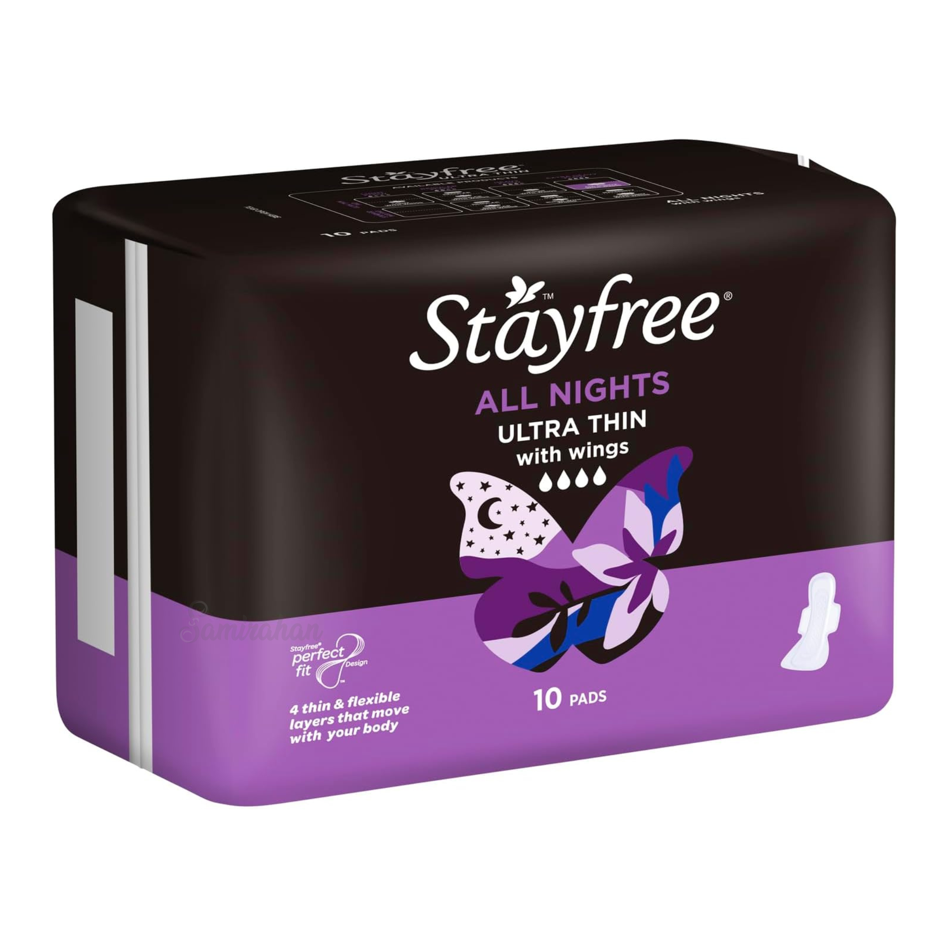 Stayfree All Nights Ultra Thin Perfect fit Pads Wings Personal Hygiene nighttime Cottony Soft gentle comfort comfort skin Importe beauty product low price in BD Daraz Ailibaba Amazon aarong yellow sailor le reve I phone Foodpanda pathao uber