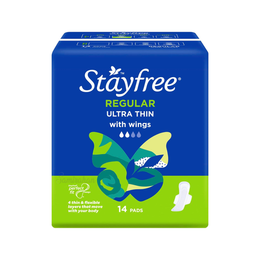 Stayfree Regular Ultra Thin Perfect fit Pads Wings AU Personal Hygiene Cottony Soft Quilted Cover gentle comfort skin Imported beauty product low price in BD Shanti Nagar Savar Nawabganj Dohar Banaripara Bakerganj