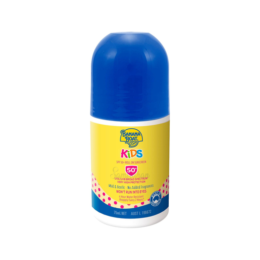 Banana Boat Kids SPF 50+ Roll On Sunscreen Very High UVA/UVB Broad Spectrum Protection safe Best beauty skin genuine premium quality import AU low price in BD Shanti Nagar Savar Nawabganj Dohar Banaripara Bakerganj