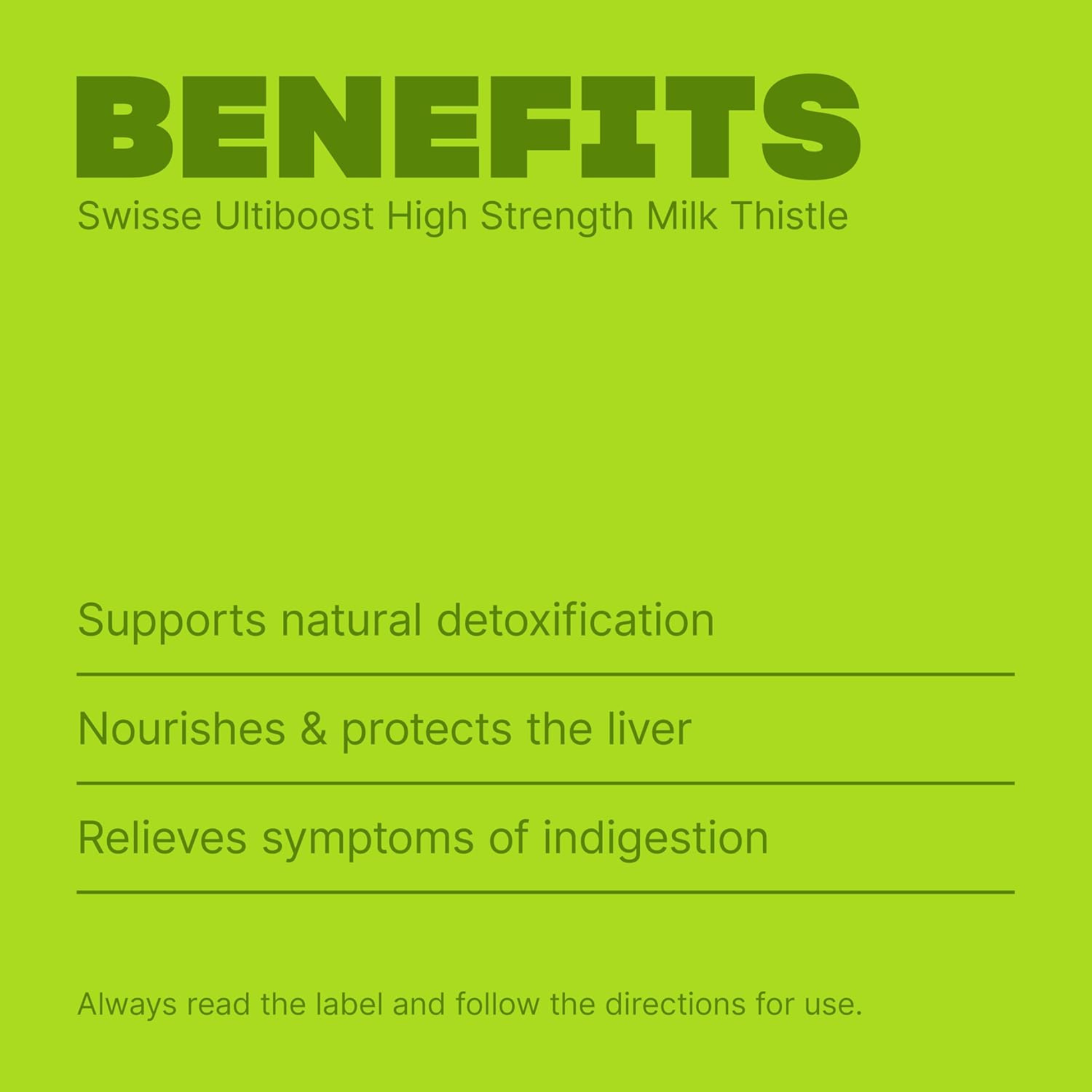 Swisse Ultiboost High Strength Milk Thistle Supports Liver Health Detoxification 35,000mg Vitamin strong doctor Best import premium brand online AU low price bd