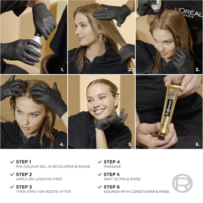 L'Oréal Paris Preference Rich Luminous Permanent Hair Dye 5.3 Light Golden Brown  look change beauty import makeup brand authentic premium UK cheap price in bd Khilkhet Nikunja Kuril Mohakhali DOHS Kalabagan Dhanmondi Keraniganj 