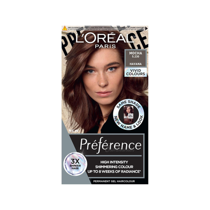 L'Oréal Paris Preference Vivids Permanent Gel Hair Dye Mocha 5.23 cosmatic look change beauty import makeup brand authentic premium UK AU cheap price in bd Shanti Nagar Savar Nawabganj Dohar Banaripara Bakerganj
